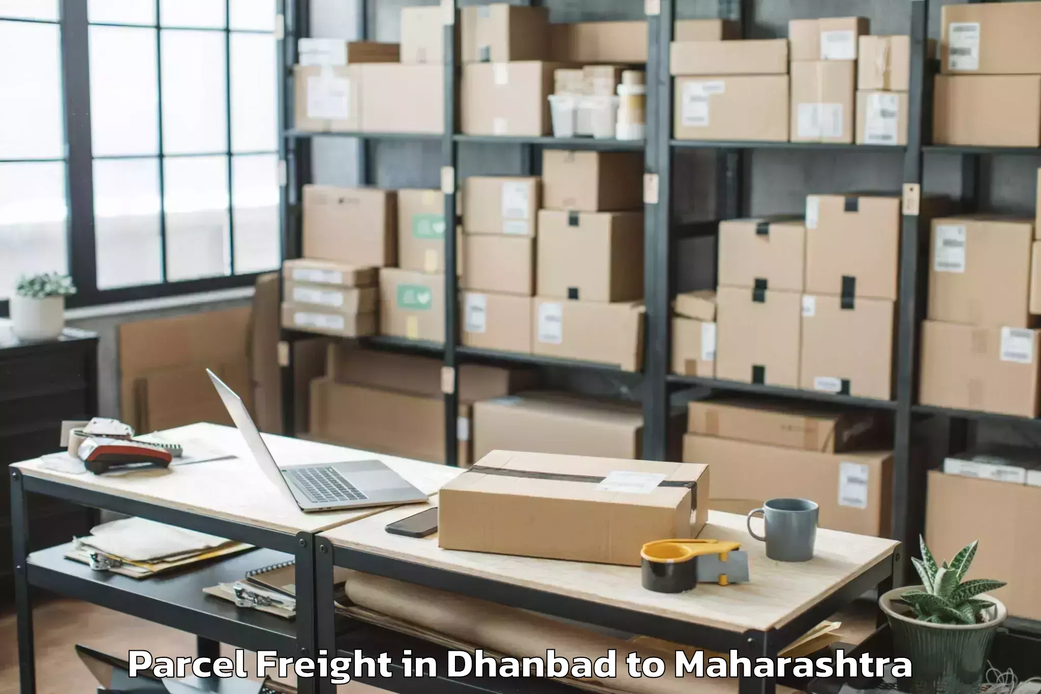 Reliable Dhanbad to Kolhapur Parcel Freight